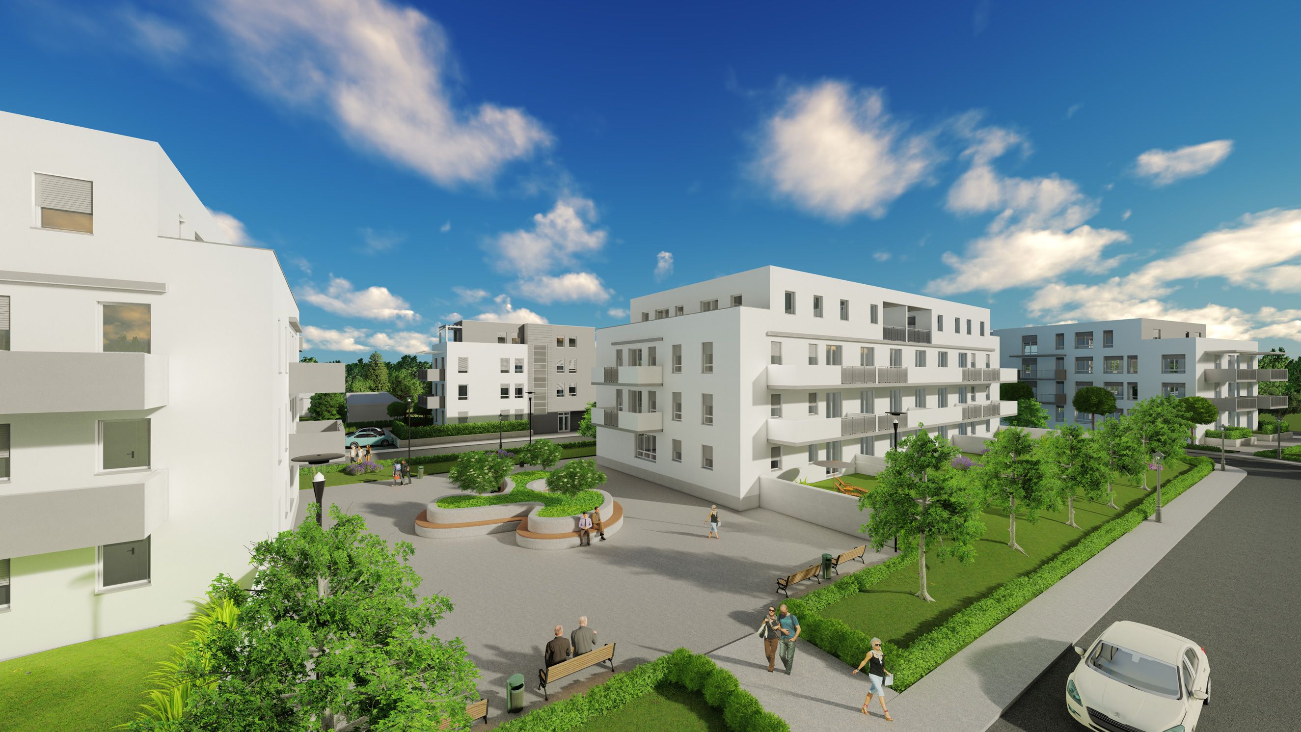 Projekt Dugave, Novi Zagreb · MEŠIĆ com d.o.o. Render 1