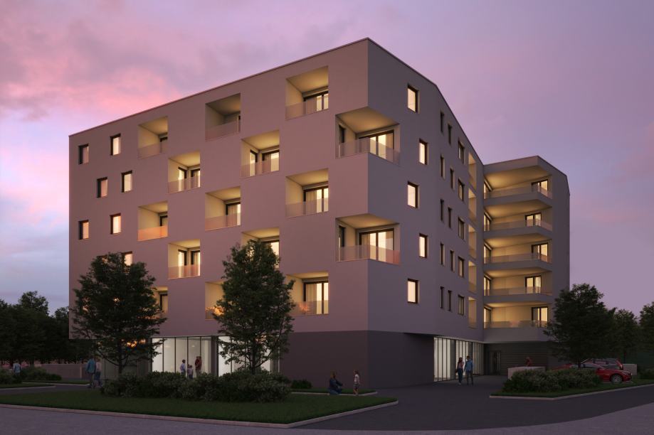Elkaz - Stambena zgrada Dubrava · ELKAZ Gradnja Render 1