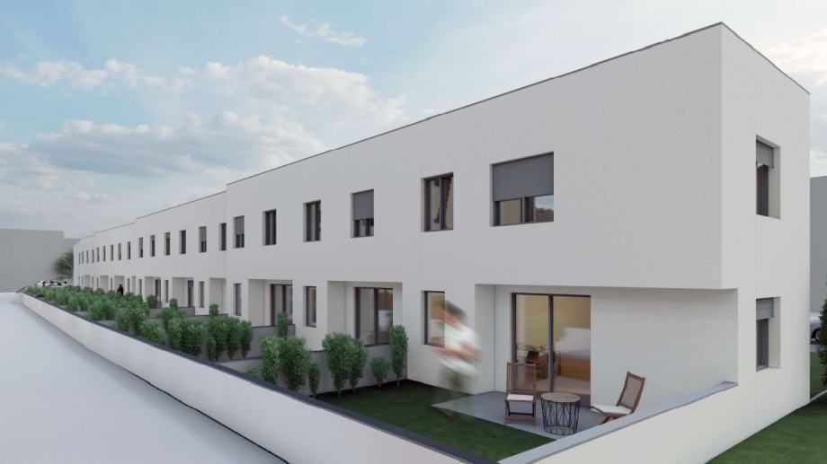 Kuće u nizu Zaprešić · Rima gradnja Render 2