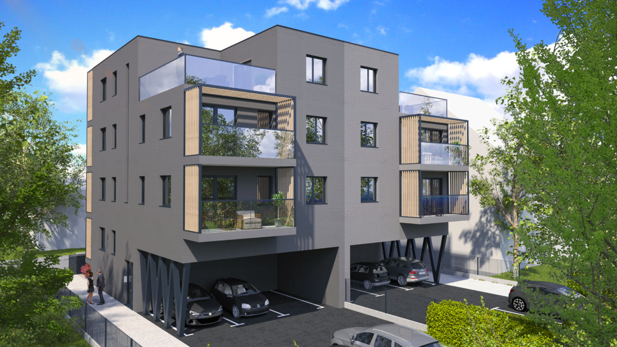 Stambena zgrada Đakovačka, Trešnjevka · DOMINVEST DEVELOPMENT D.O.O. Render 2