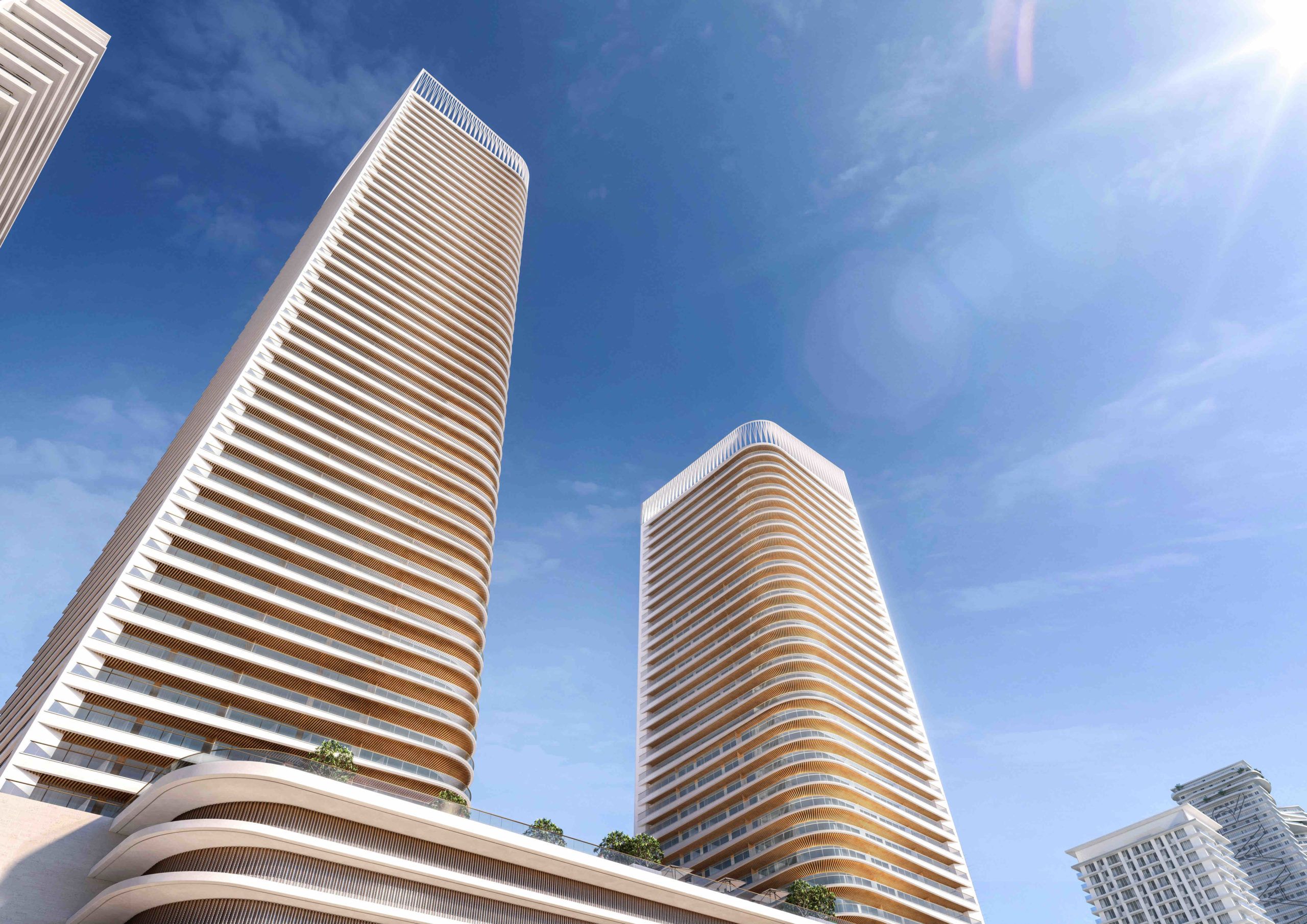 Grand Bleu Tower by Emaar · Emaar Properties Render 3
