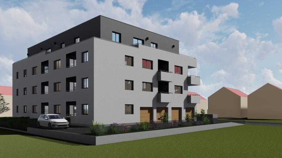 Višestambena zgrada Zaprešić, Mokrička ulica · G.I.B. NOVOGRADNJA Render 7