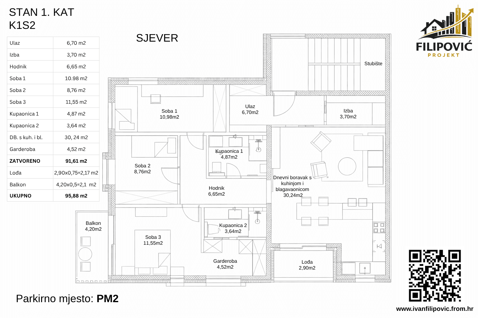 Savska 79 Residence · Filipović Projekt Render 4