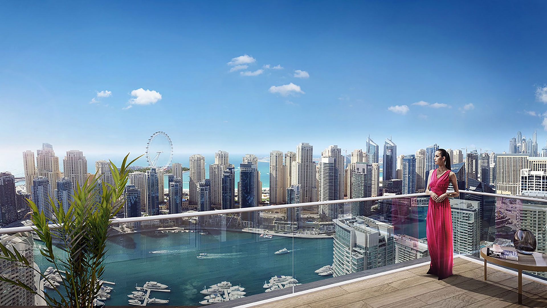 Vida Residences Dubai Marina, Emaar · Emaar Properties Render 8