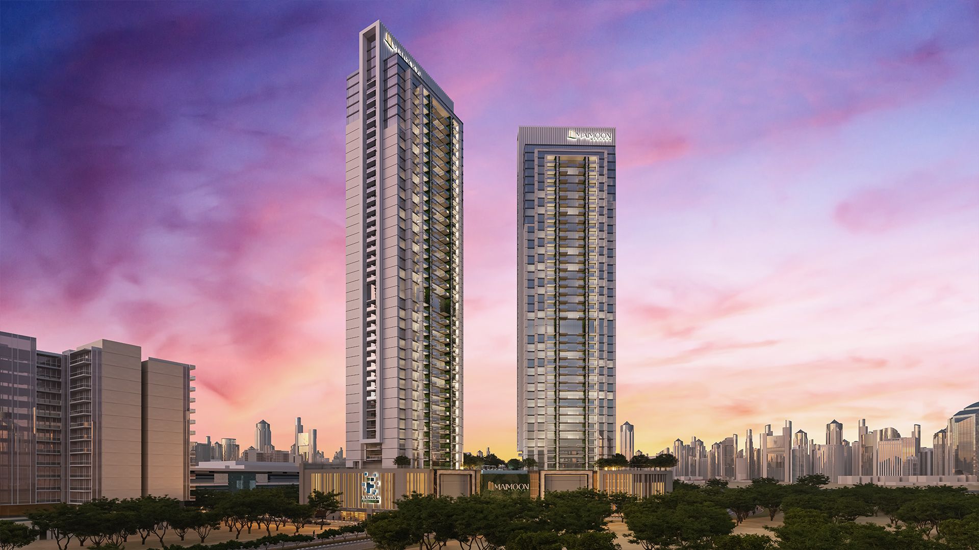 Maimoon Gardens · Fakhruddin Properties Render 1