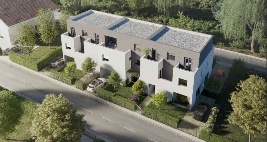 Kuće u nizu Blato, Novi Zagreb · EDNA STANOVI Render 1