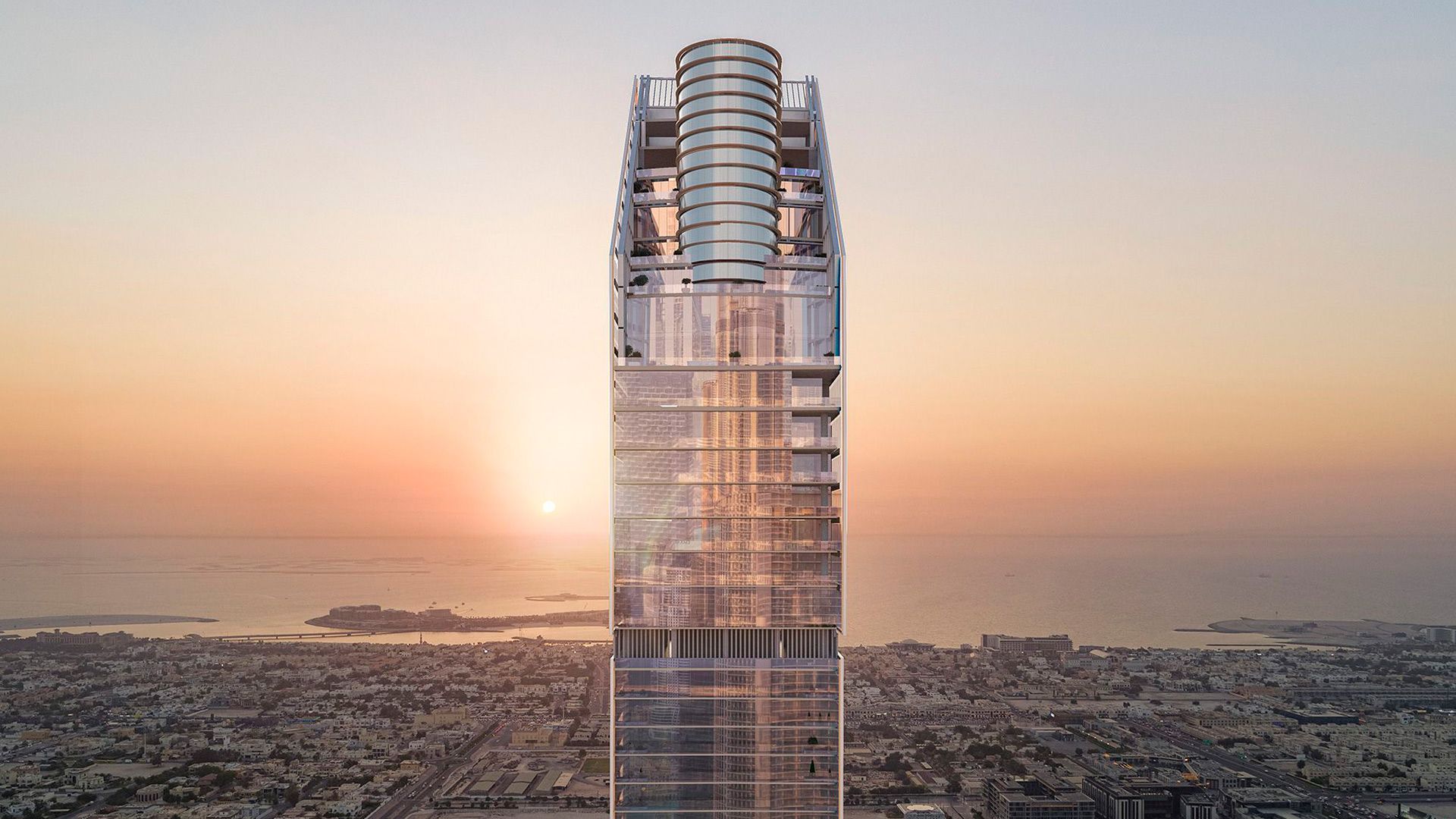 Aire Residences, City Walk · Alta Render 1