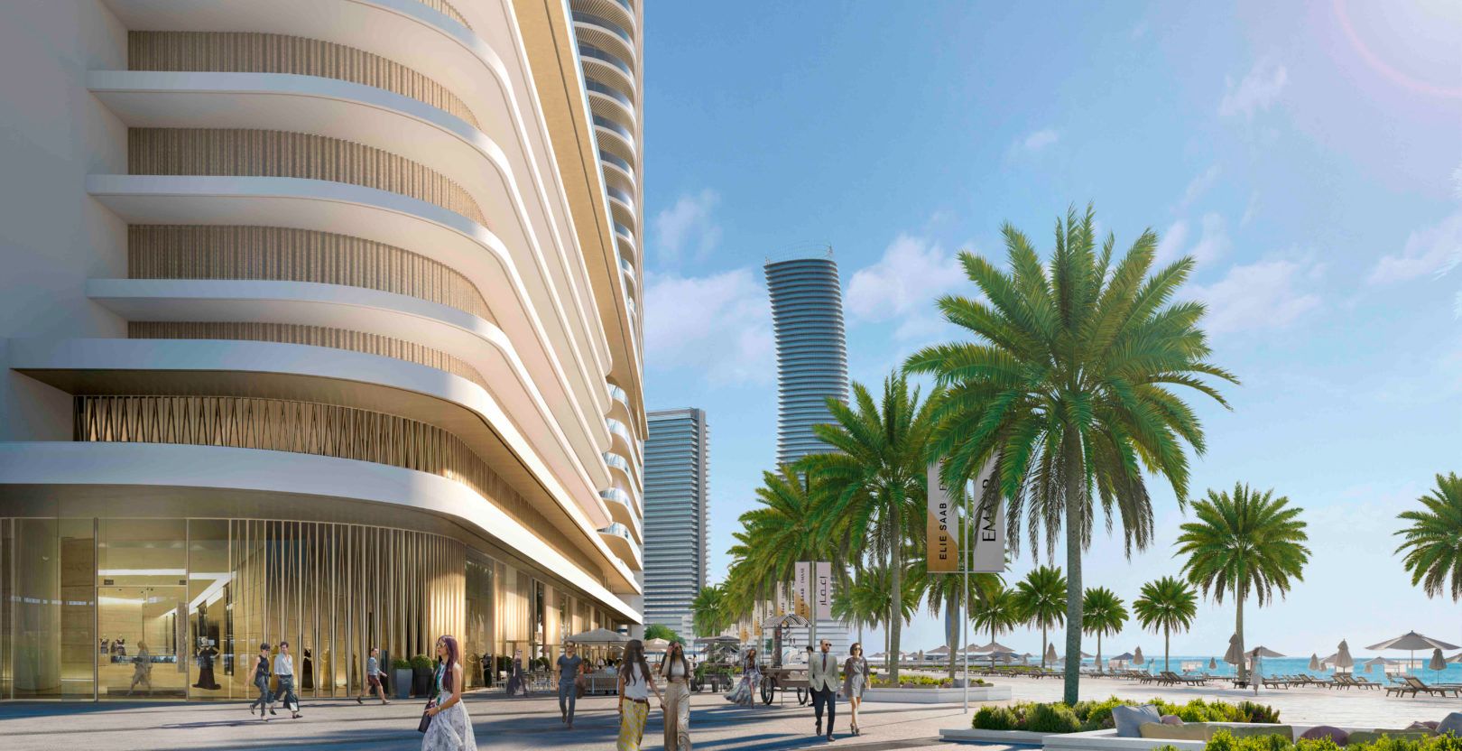 Grand Bleu Tower by Emaar · Emaar Properties Render 1