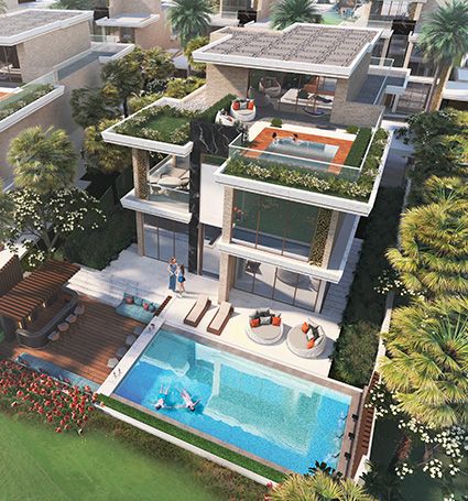 Beverly Hills Drive, Damac Properties · DAMAC Properties Render 1