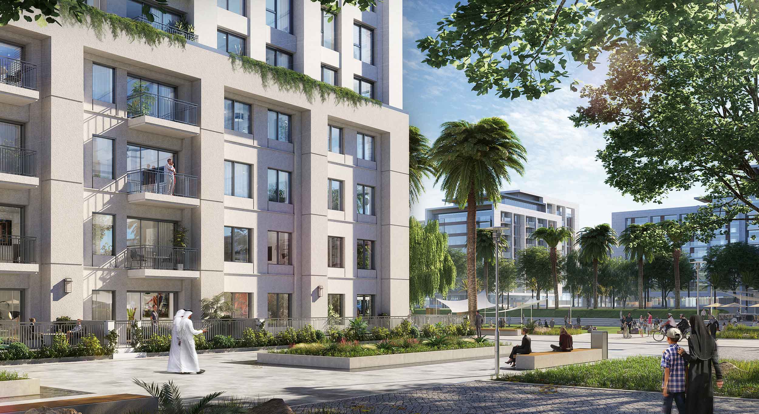 Park field at Dubai Hills · Emaar Properties Render 6