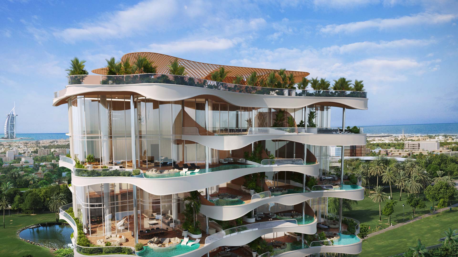 One Canal Residences, Dubai Water Canal · AHS Properties Render 2