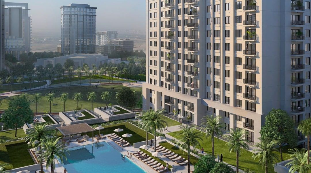Park field at Dubai Hills · Emaar Properties Render 2