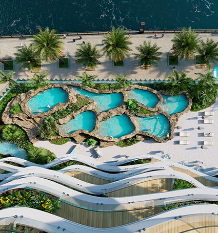 Chic Tower, Damac Properties · DAMAC Properties Render 5