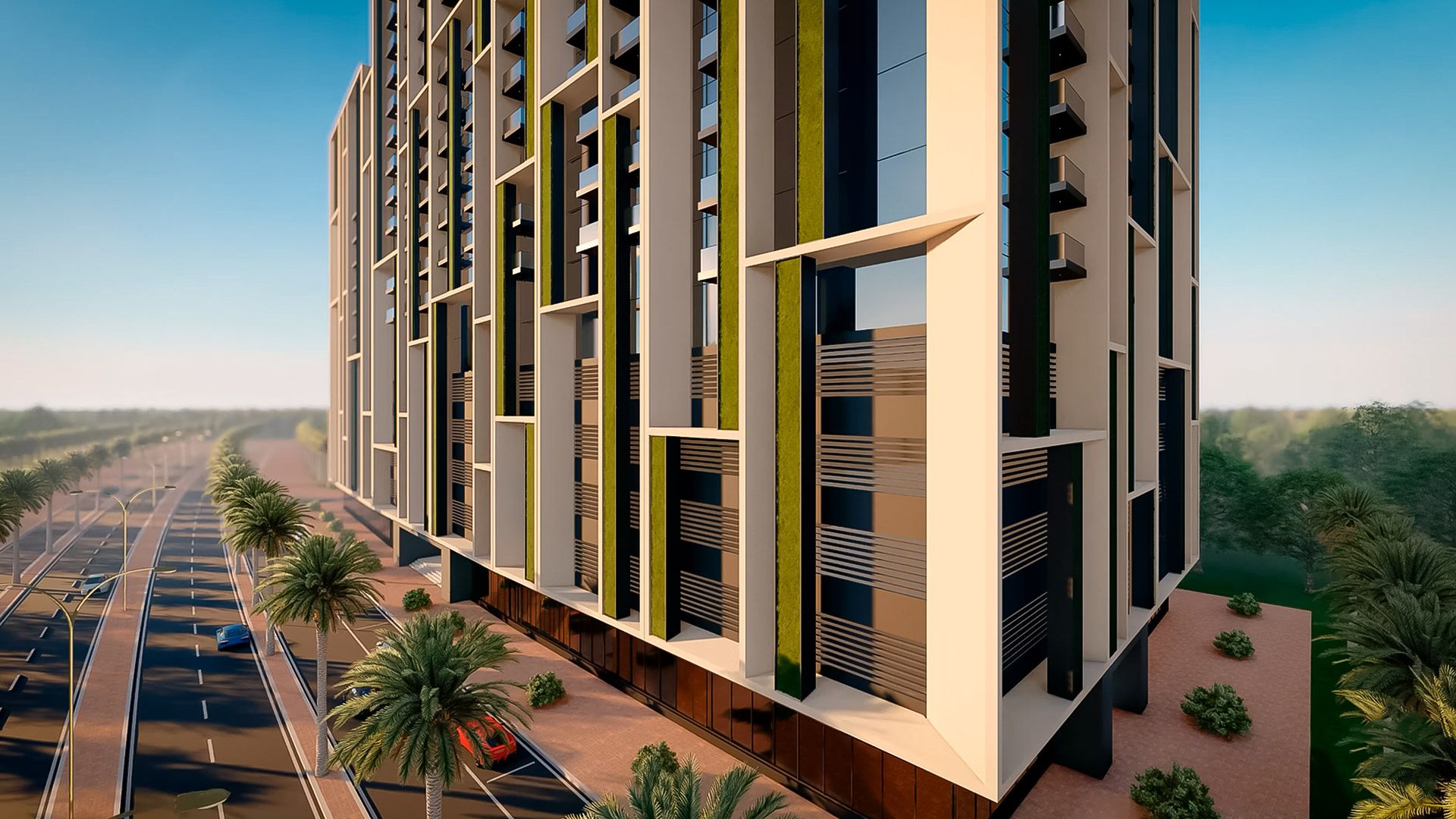 Neva Residences, JVC · Tiger Properties Render 3