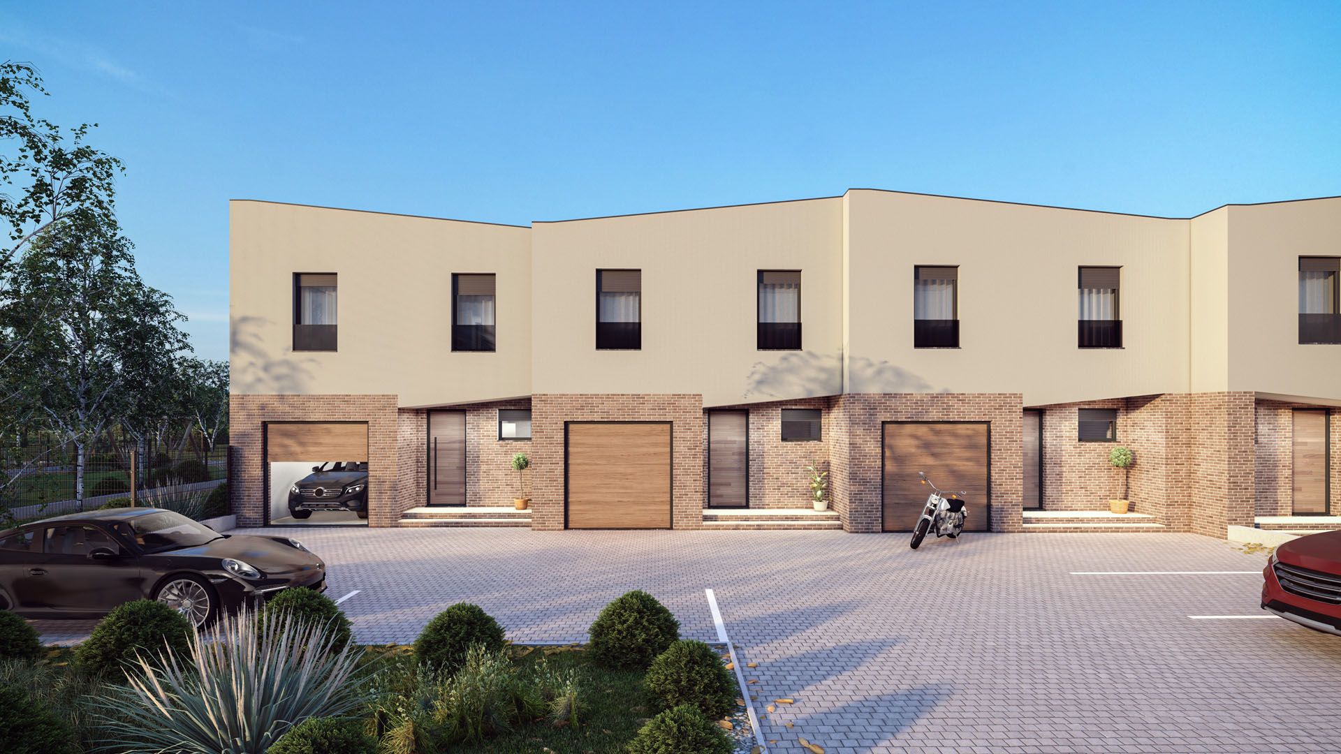 Kuće u nizu, Sveta Nedelja · JID NEKRETNINE Render 1
