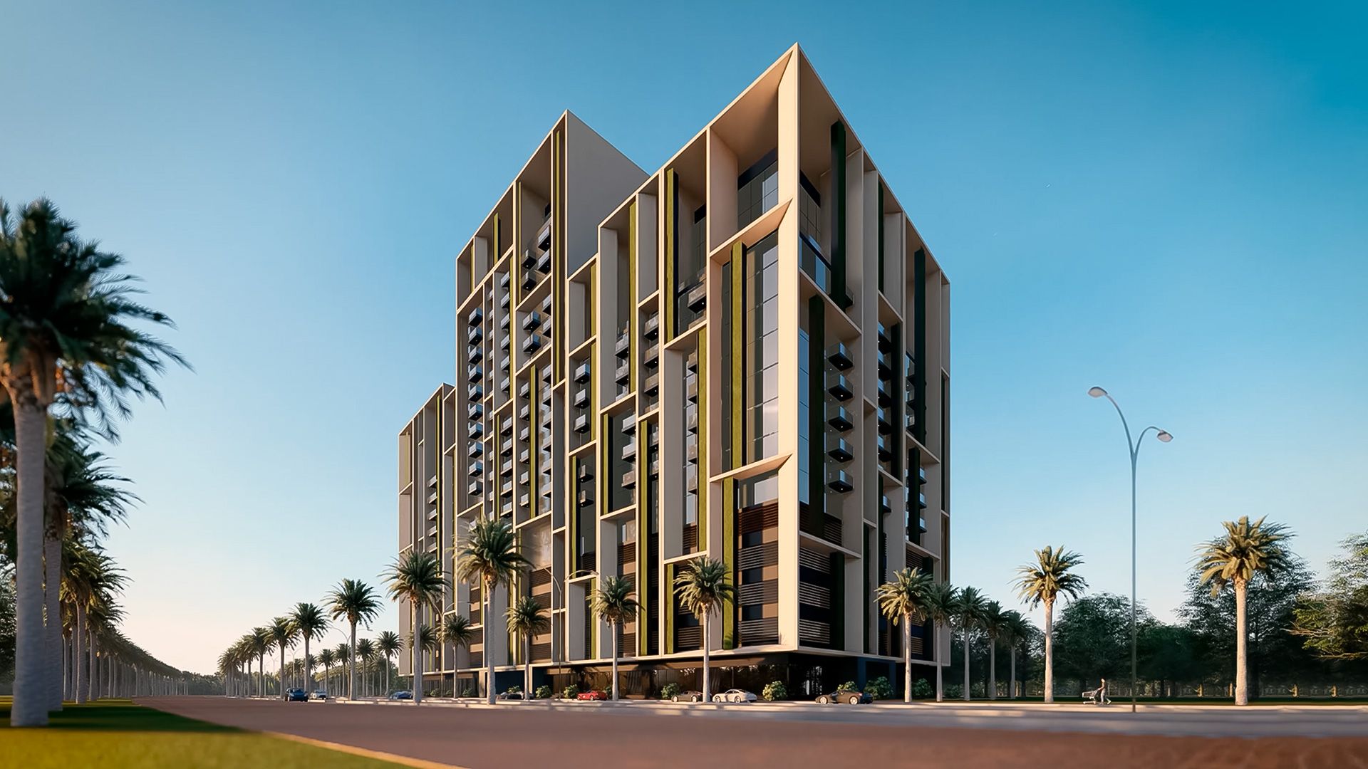 Neva Residences, JVC · Tiger Properties Render 1