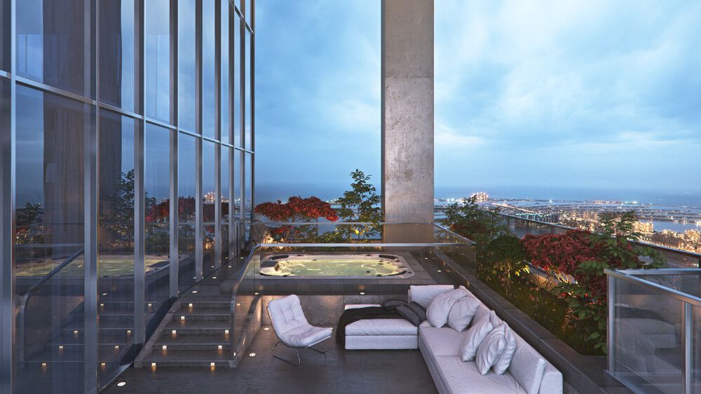 Marina Arcade · Mada'in Properties Render 1