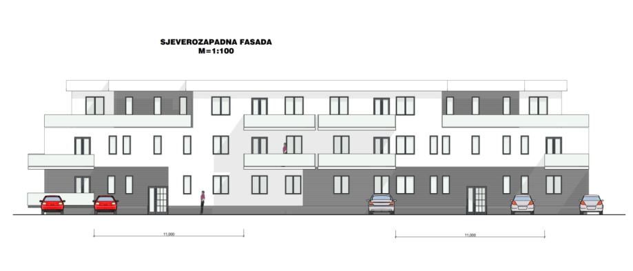Stambena zgrada Blato, Okimont · OKI Mont Render 11