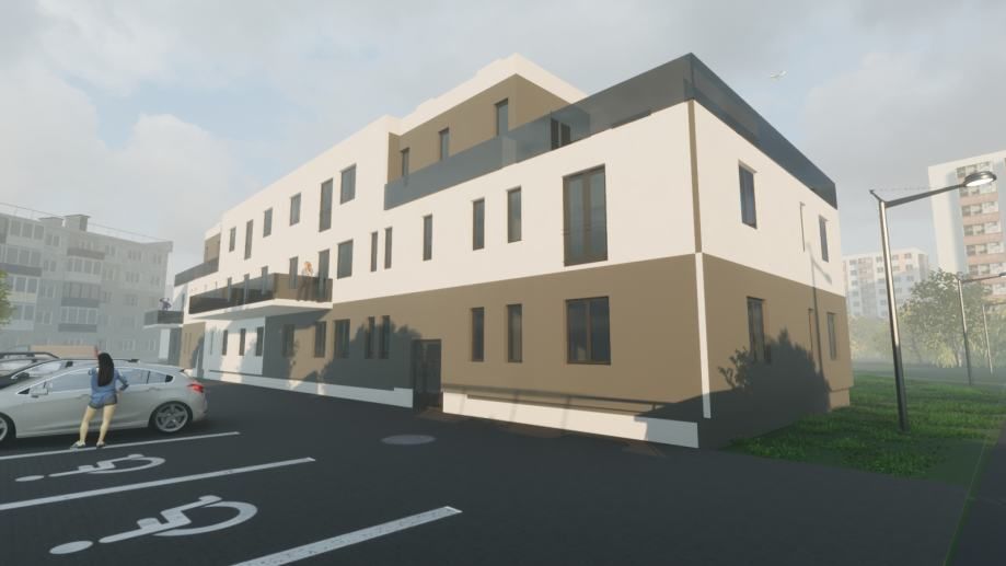 Stambena zgrada Blato, Okimont · OKI Mont Render 1