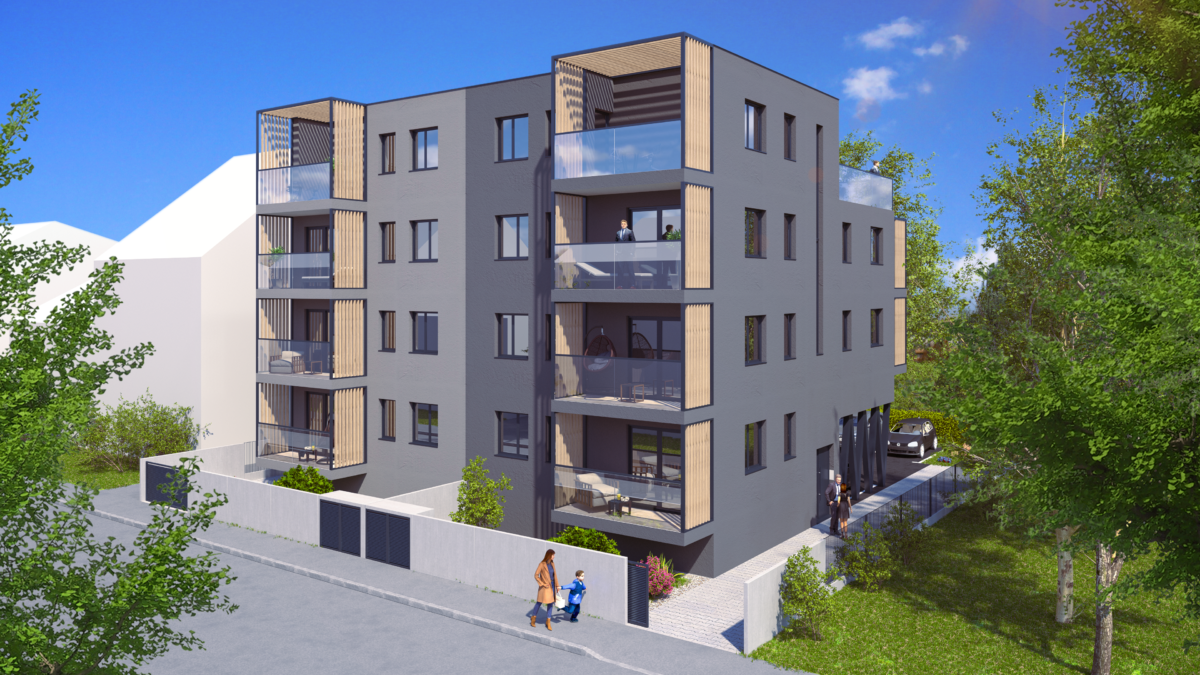 Stambena zgrada Đakovačka, Trešnjevka · DOMINVEST DEVELOPMENT D.O.O. Render 1