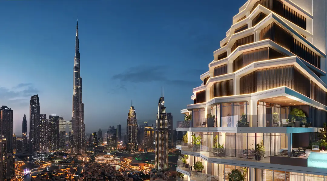 W Residences Downtown, Dubai · DarGlobal by DAR AL ARKAN Render 1