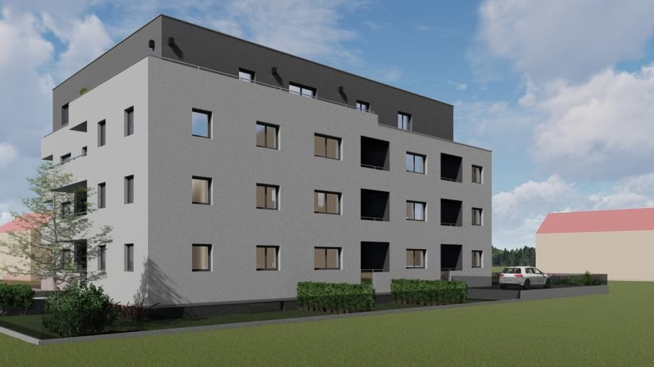Višestambena zgrada Zaprešić, Mokrička ulica · G.I.B. NOVOGRADNJA Render 6