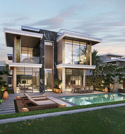 Beverly Hills Drive, Damac Properties · DAMAC Properties Render 2