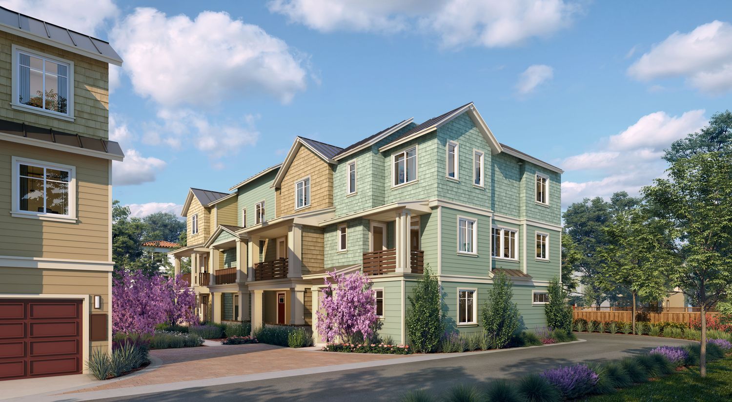 Sierra Vista Townhomes · Hamilton Avenue Render 3