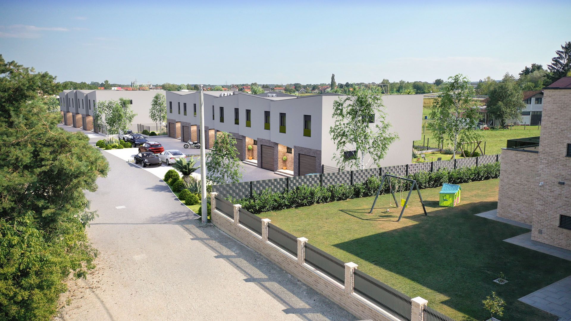 Kuće u nizu, Sveta Nedelja · JID NEKRETNINE Render 7