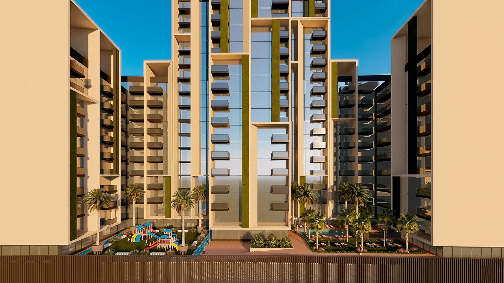 Neva Residences, JVC · Tiger Properties Render 2