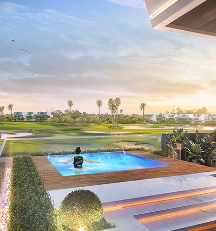 Beverly Hills Drive, Damac Properties · DAMAC Properties Render 5