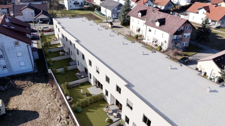 Kuće u nizu Zaprešić · Rima gradnja Render 4