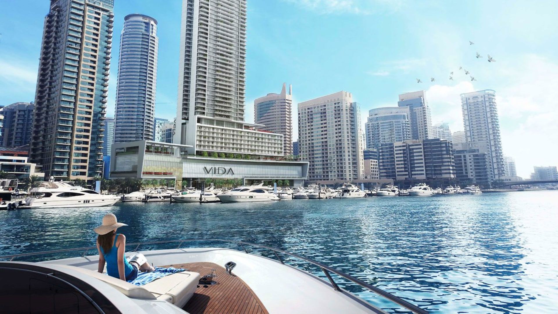 Vida Residences Dubai Marina, Emaar · Emaar Properties Render 3