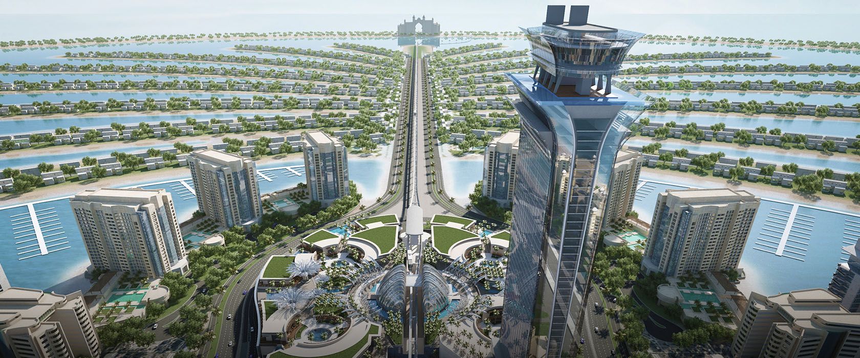 The Palm Tower · Nakheel Render 1