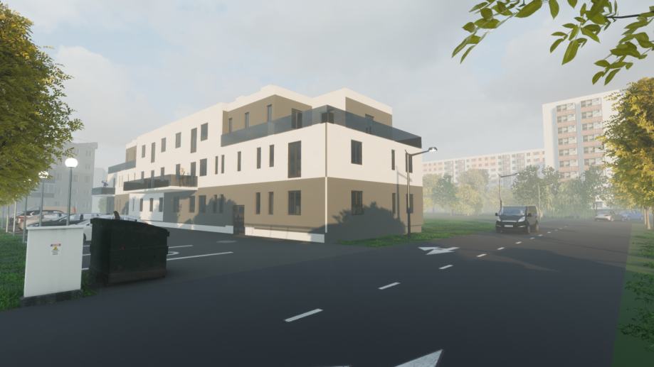 Stambena zgrada Blato, Okimont · OKI Mont Render 3