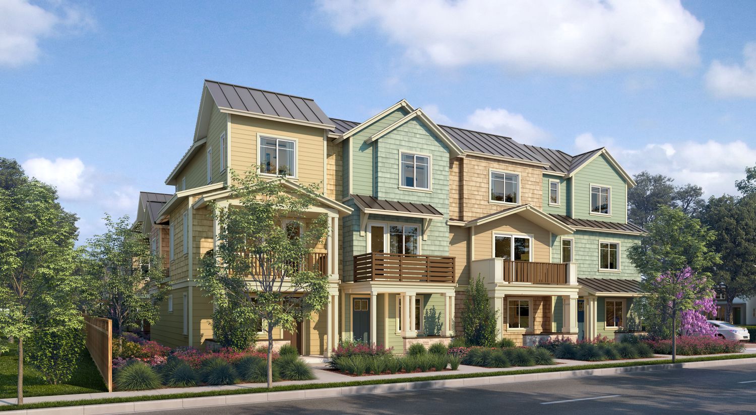 Sierra Vista Townhomes · Hamilton Avenue Render 2