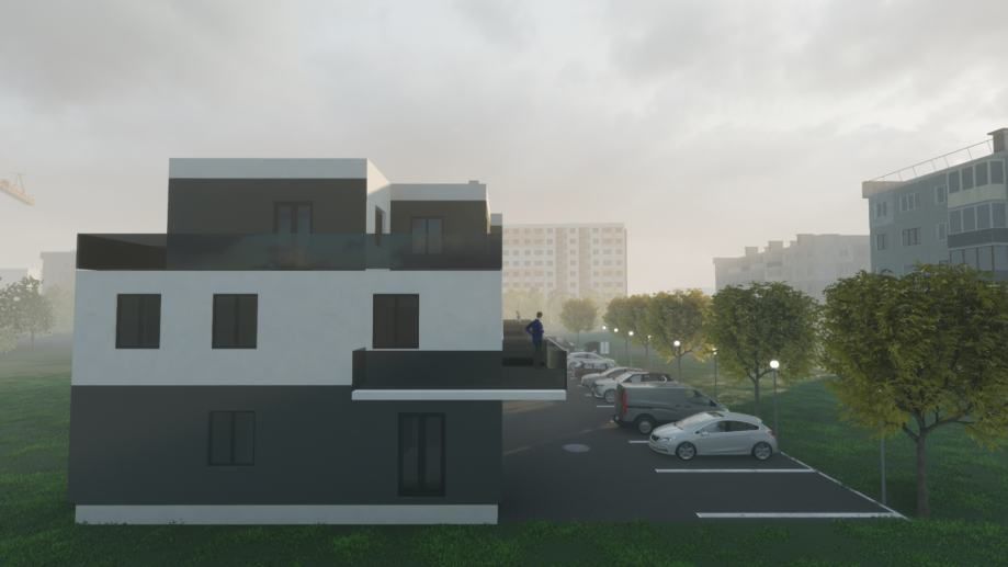 Stambena zgrada Blato, Okimont · OKI Mont Render 7