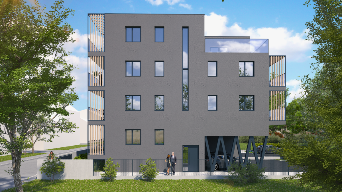 Stambena zgrada Đakovačka, Trešnjevka · DOMINVEST DEVELOPMENT D.O.O. Render 3