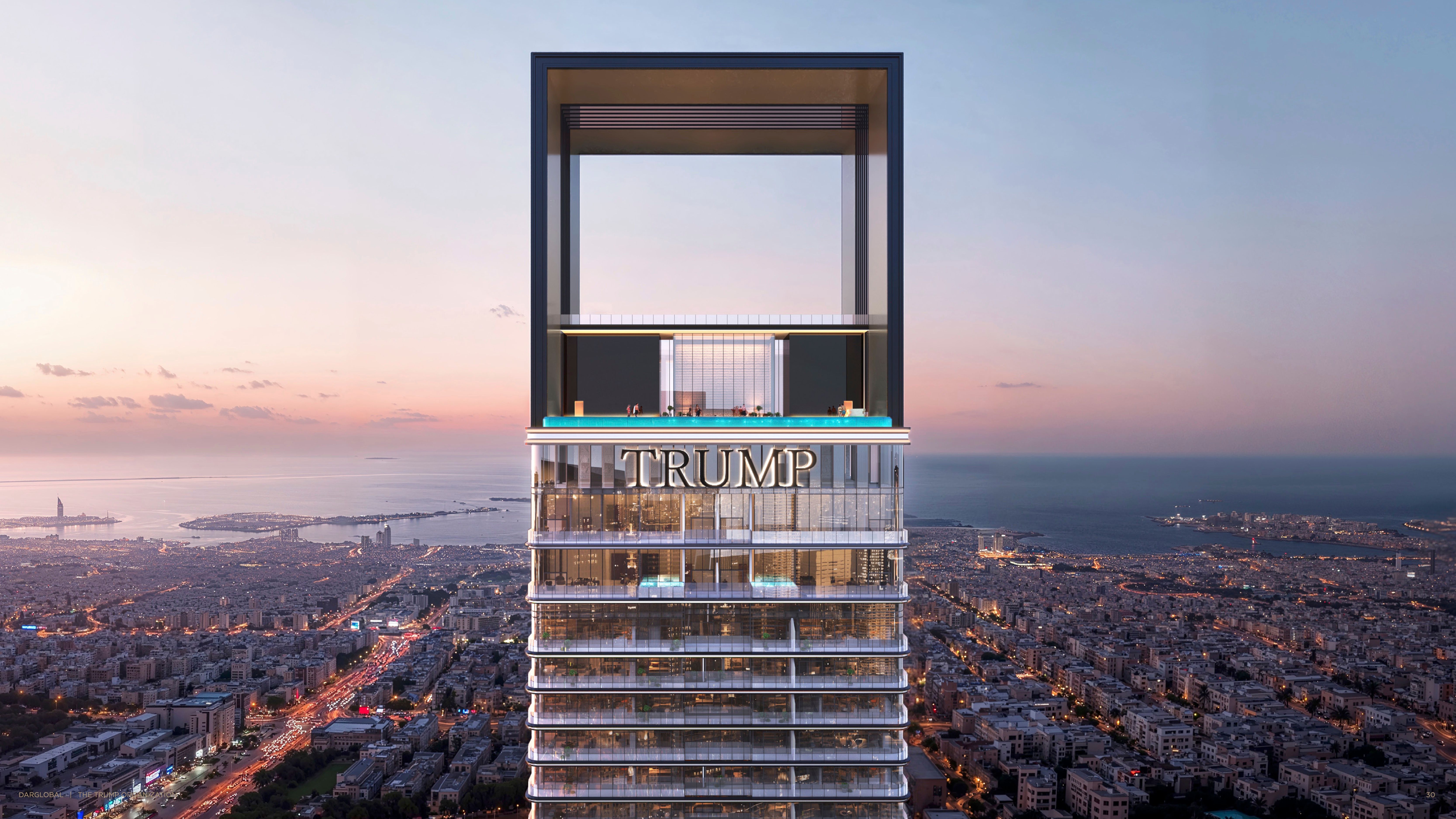 Trump Tower Dubai · DarGlobal by DAR AL ARKAN Render 1