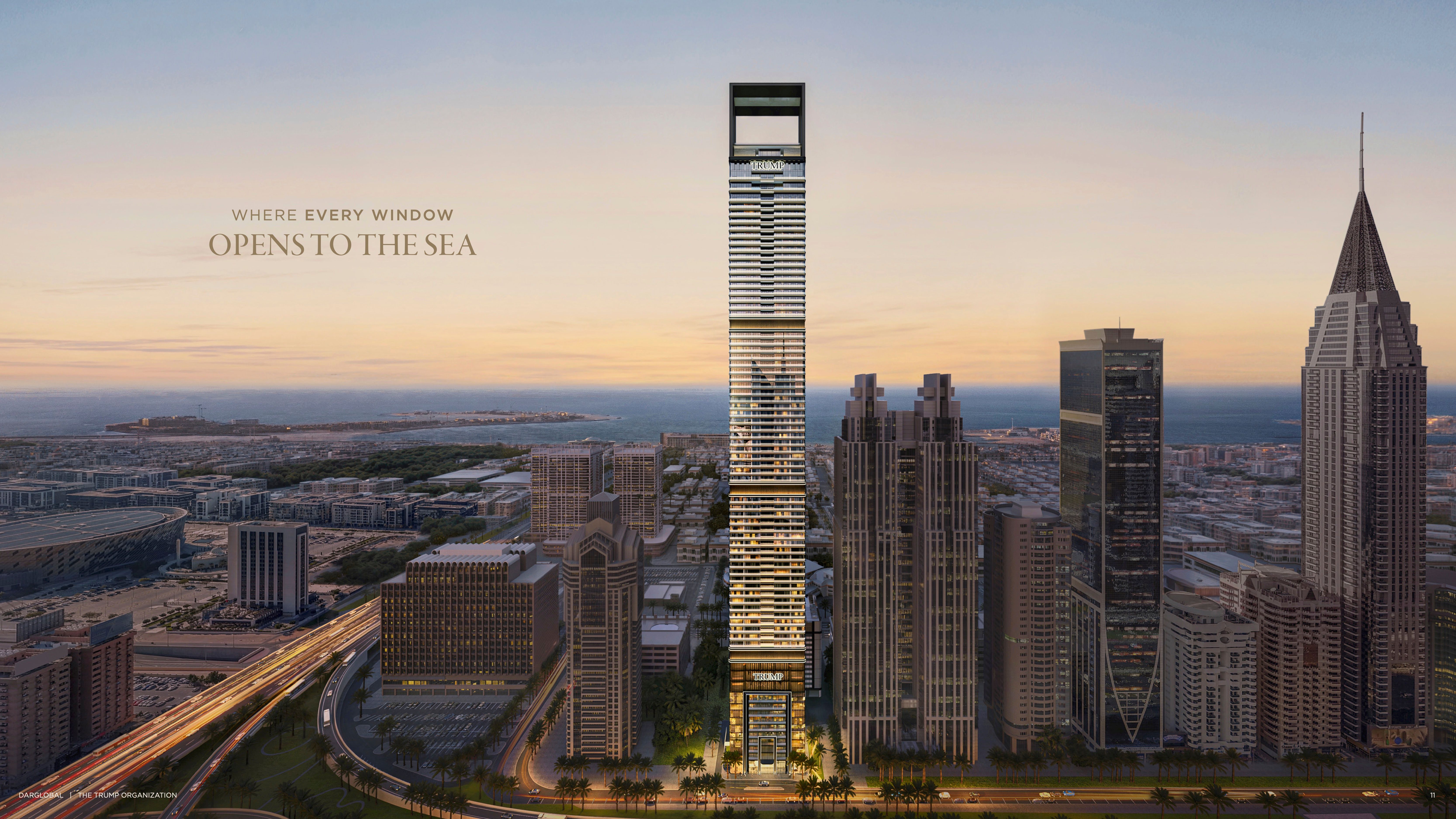Trump Tower Dubai · DarGlobal by DAR AL ARKAN Render 4