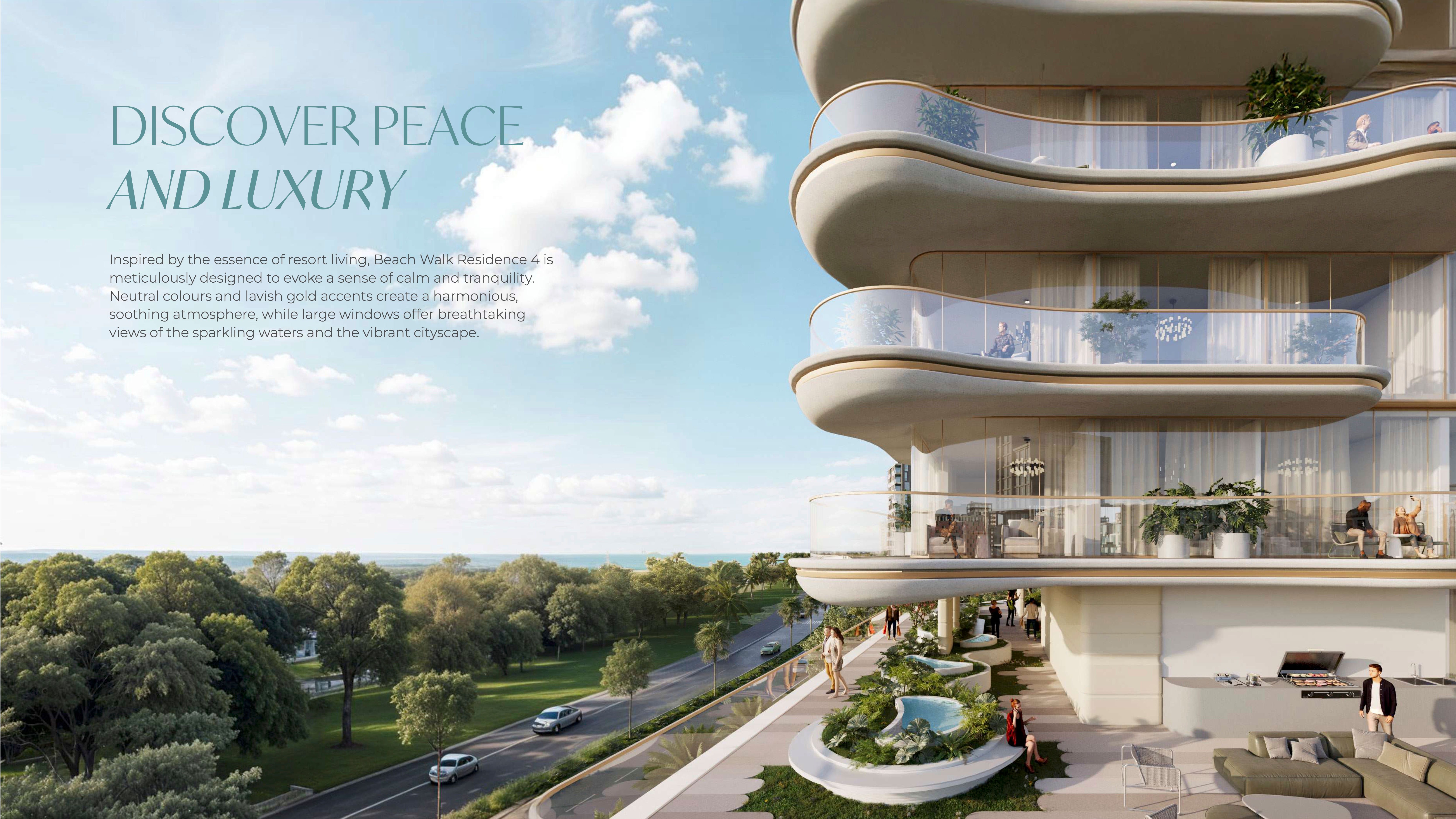 Beach Walk Residences 4 by Imtiaz · Imtiaz Real Estate Investment & Development L.L.C Render 2