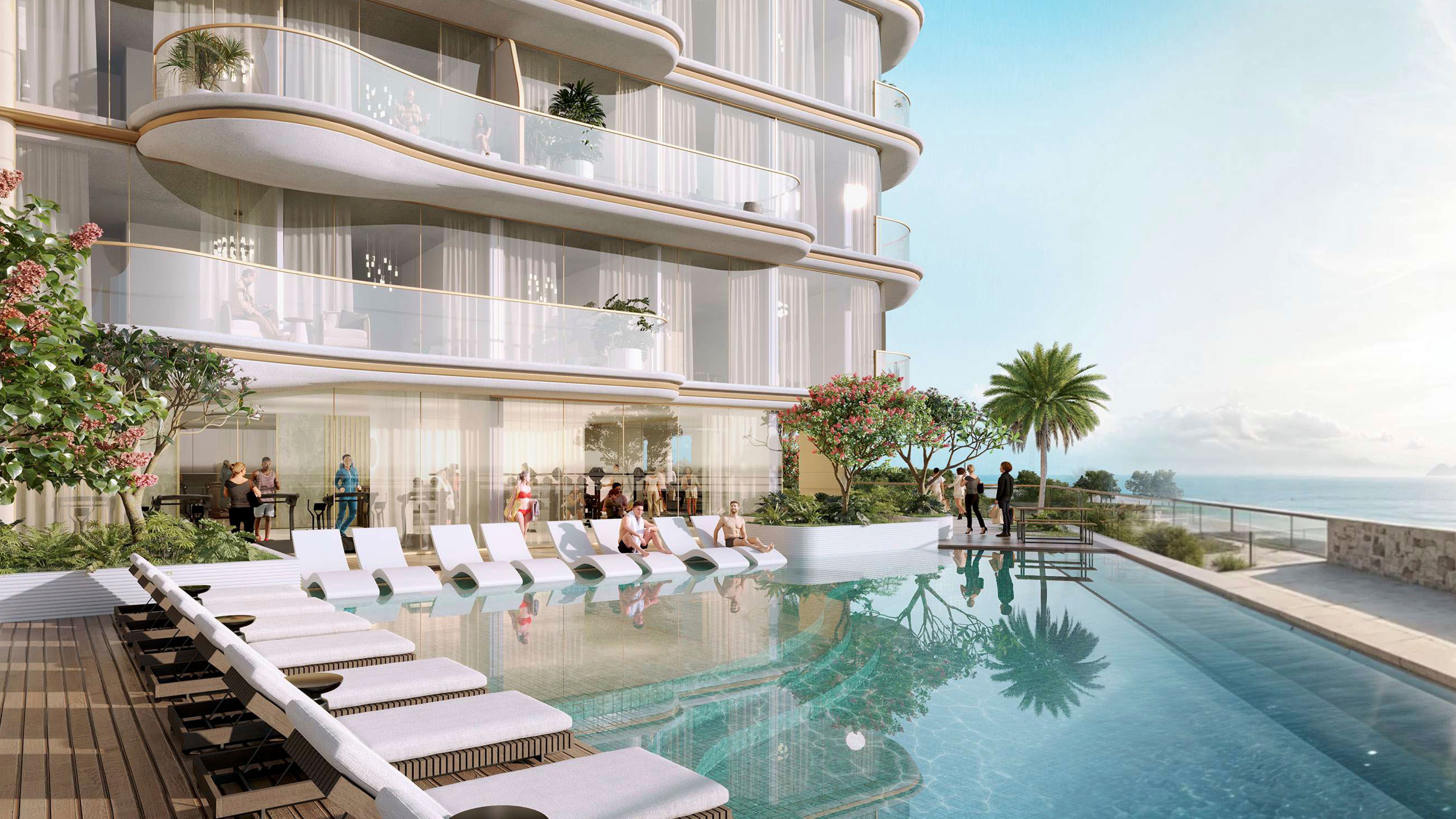 Beach Walk Residences 4 by Imtiaz · Imtiaz Real Estate Investment & Development L.L.C Render 4