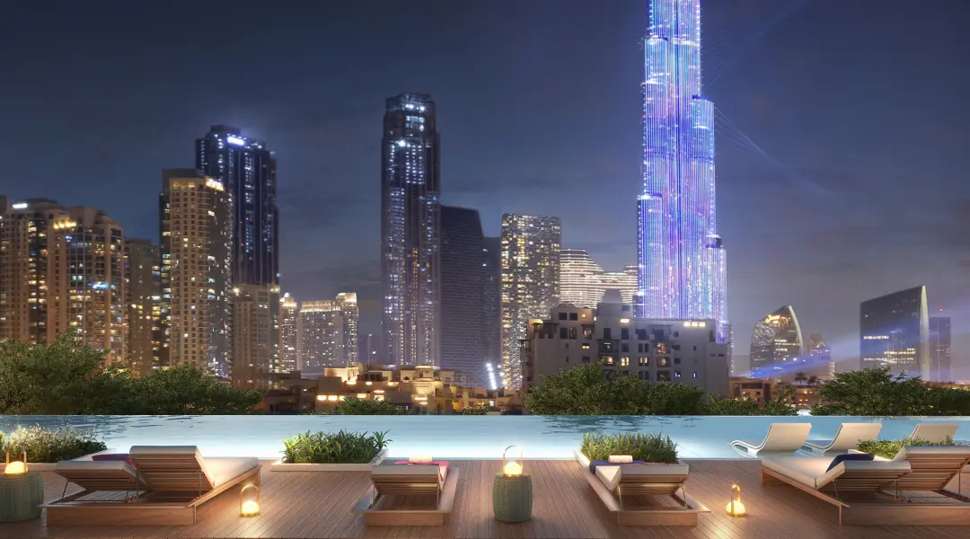 W Residences Downtown, Dubai · DarGlobal by DAR AL ARKAN Render 9