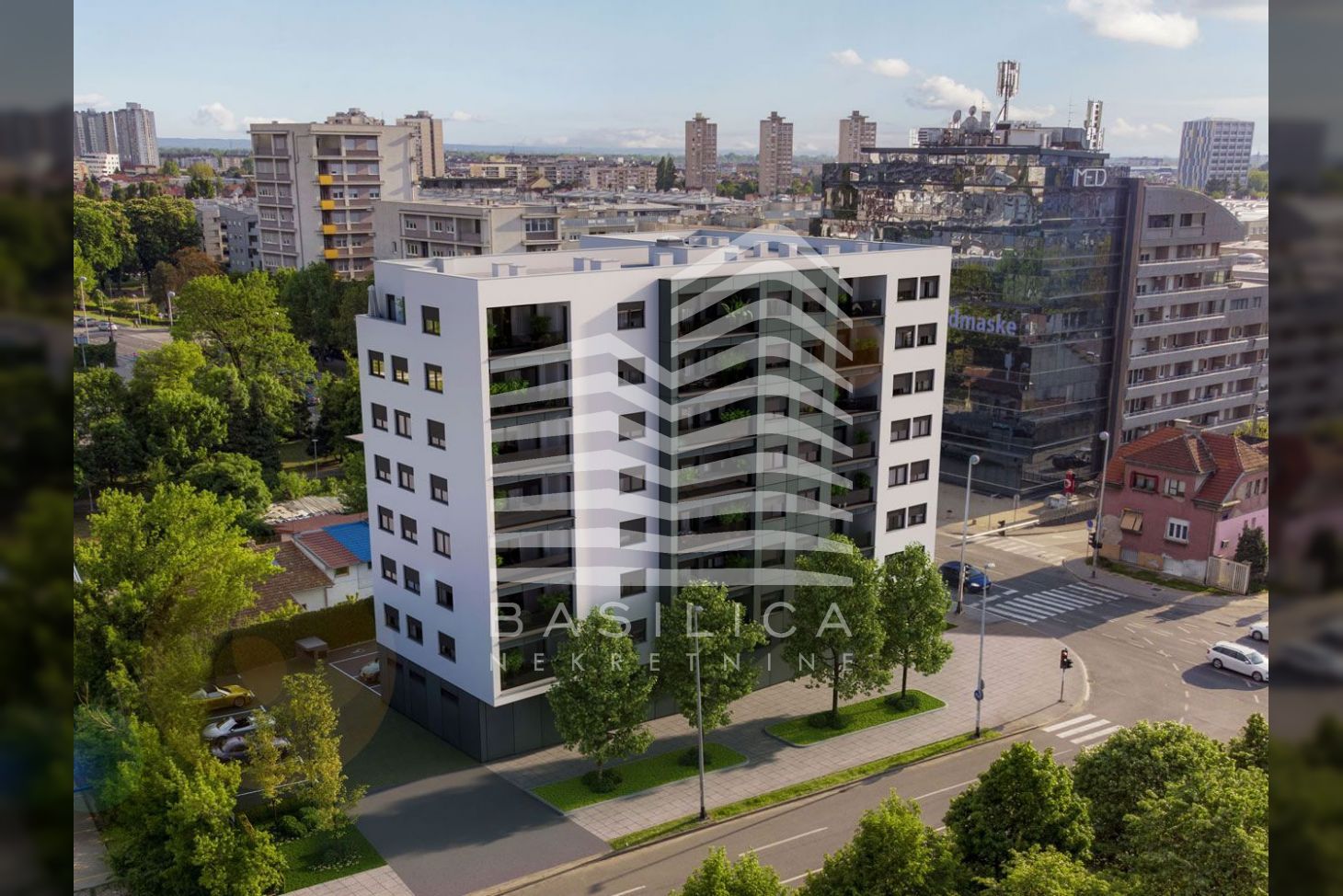 Projekt Krapinska, Trešnjevka · Basilica nekretnine (Agencija) Render 3