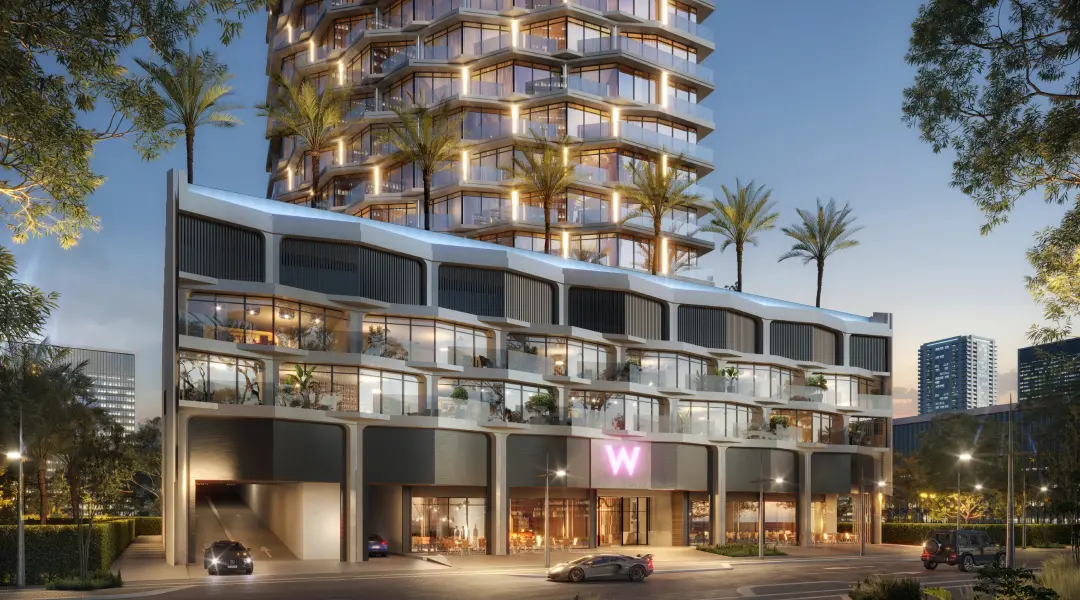 W Residences Downtown, Dubai · DarGlobal by DAR AL ARKAN Render 2