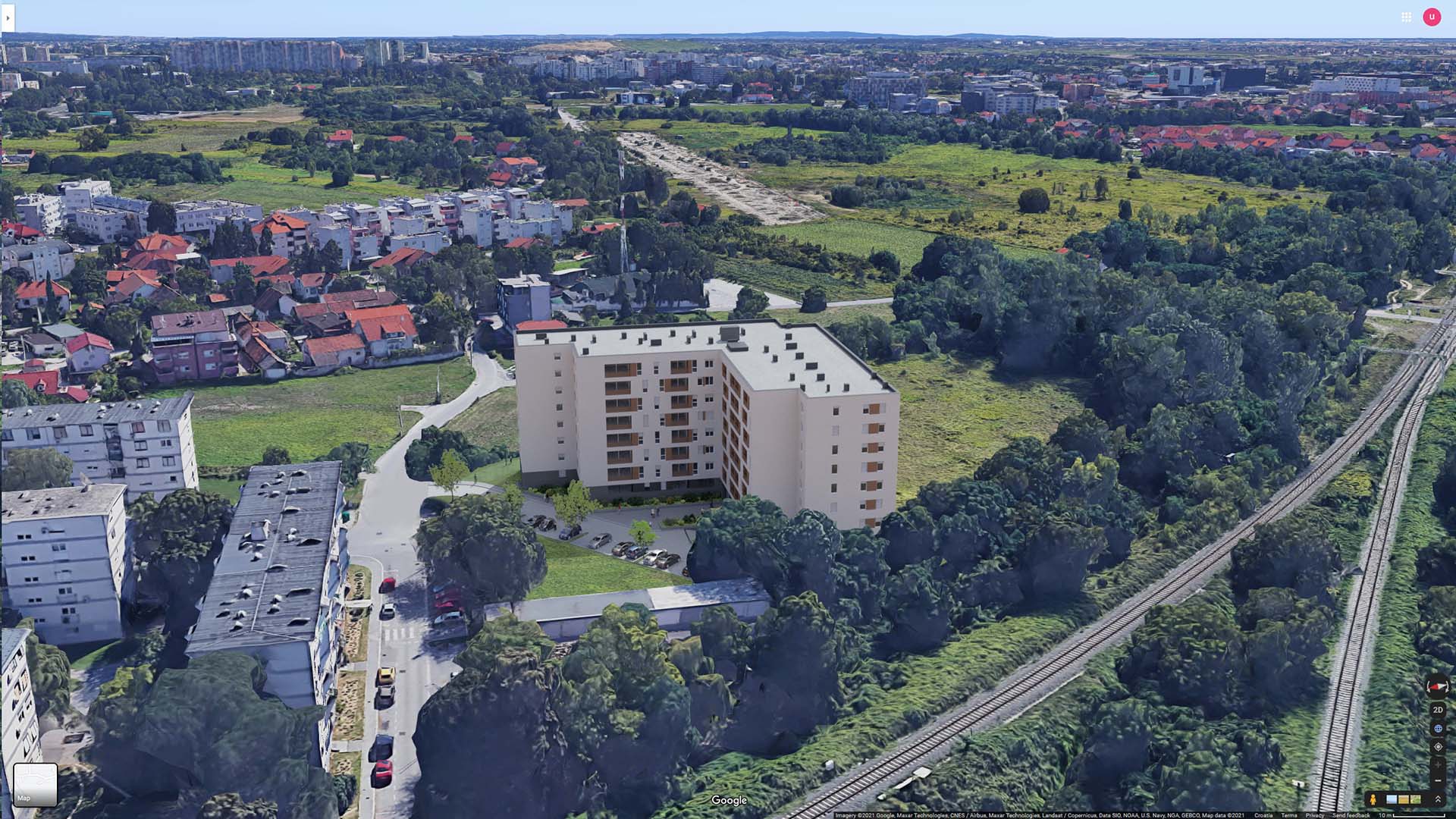 Projekt Trnsko, Novi Zagreb · Domograd d.o.o. Render 8