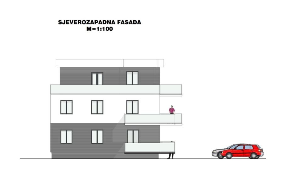 Stambena zgrada Blato, Okimont · OKI Mont Render 8