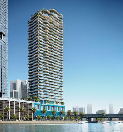 Chic Tower, Damac Properties · DAMAC Properties Render 2