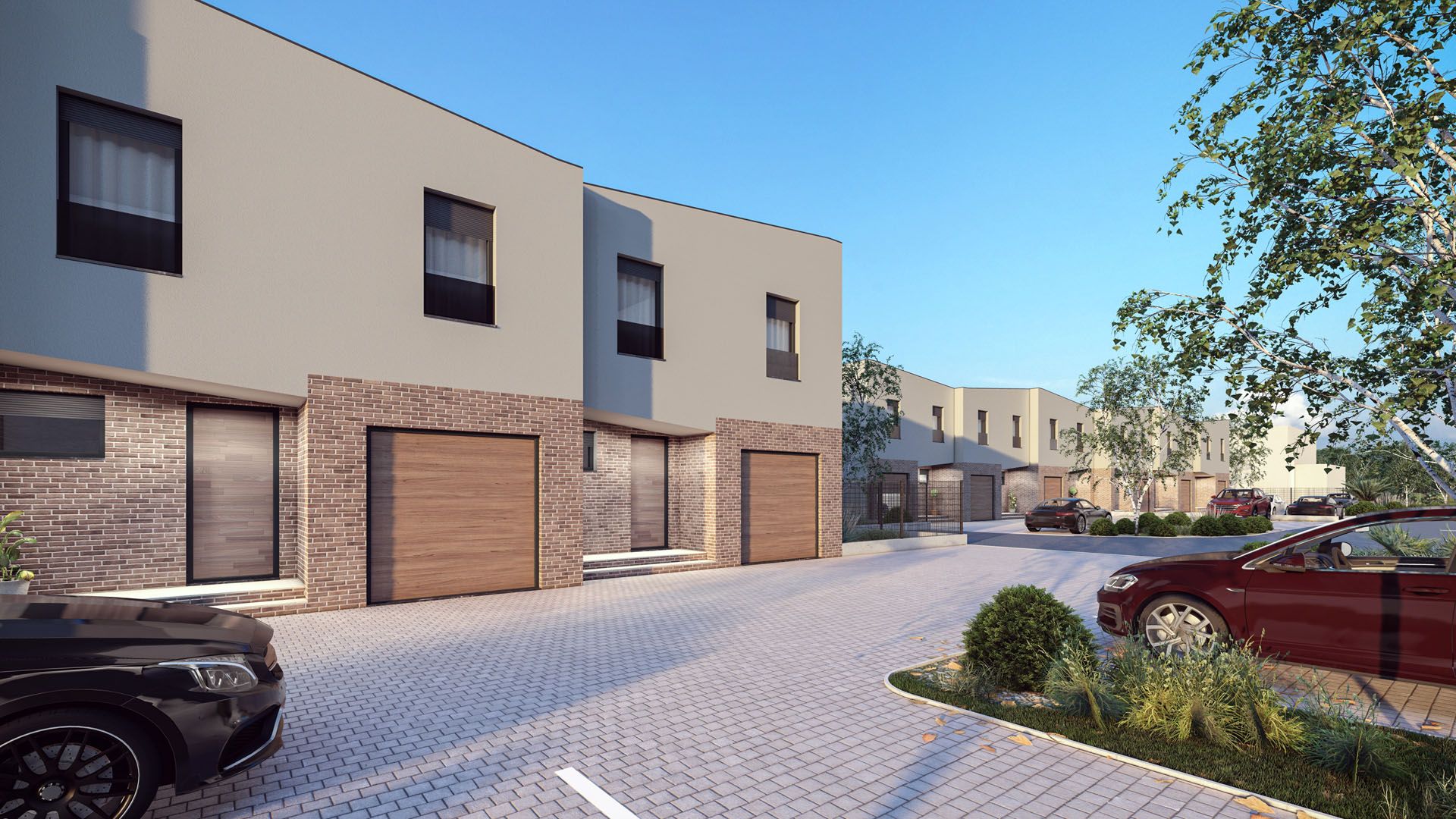 Kuće u nizu, Sveta Nedelja · JID NEKRETNINE Render 3