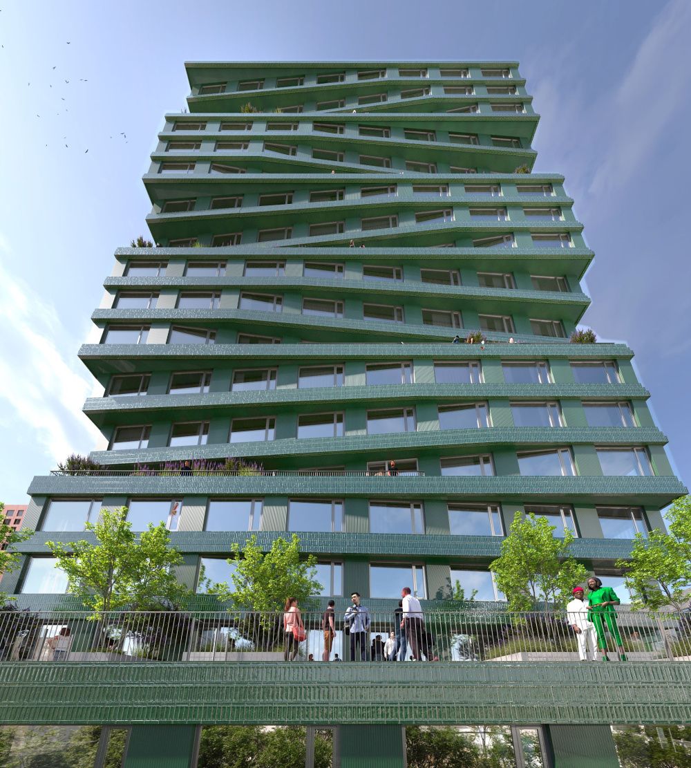Mission Rock, Building F · Studio Gang Render 3